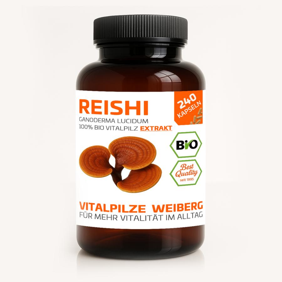 Reishi Extrakt, 240 Kapseln
